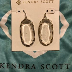 Kendra Scott Danielle Clear Crackle Earring